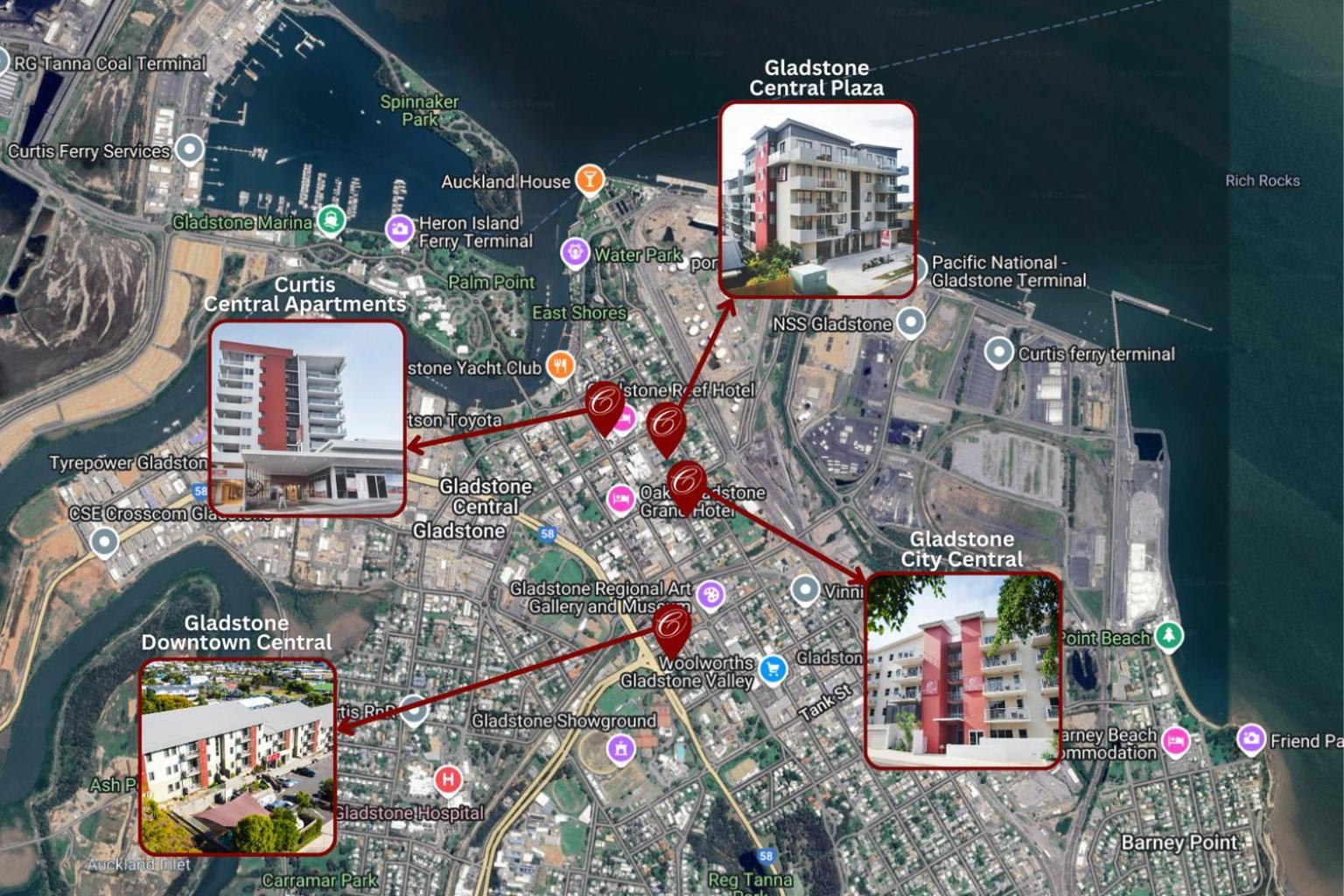 Gladstone Downtown Central Apartment Hotel Official Exteriör bild